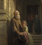 Josephus Laurentius Dyckmans The Blind Beggar oil on canvas